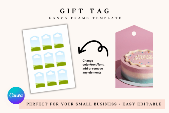 Canva Frame Template Gift Tag Template: Design Like a Pro