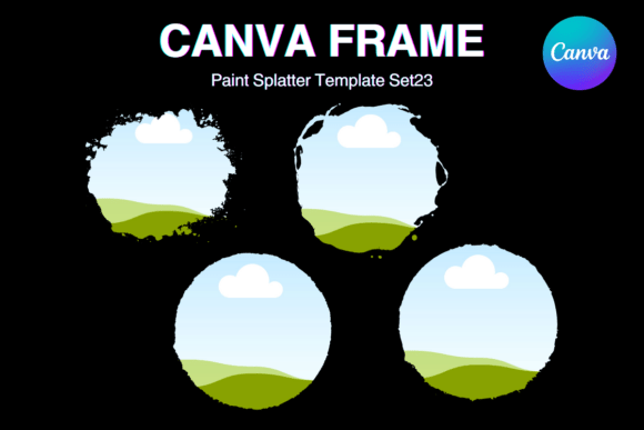 Creative Design with the Paint Brush Brush Stroke Canva Frame_23