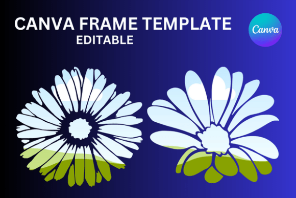 Daisy Flowers Canva Frame Template: A Designer's Review
