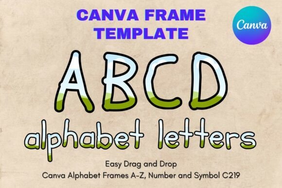 Design Custom Sublimation Letters with Canva Frames