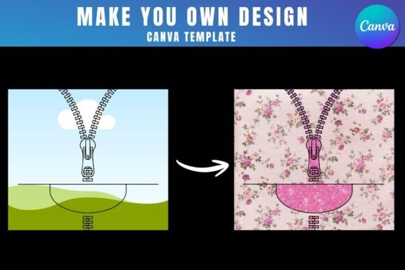 Design Custom Zipper Tumbler Wraps with Canva Templates
