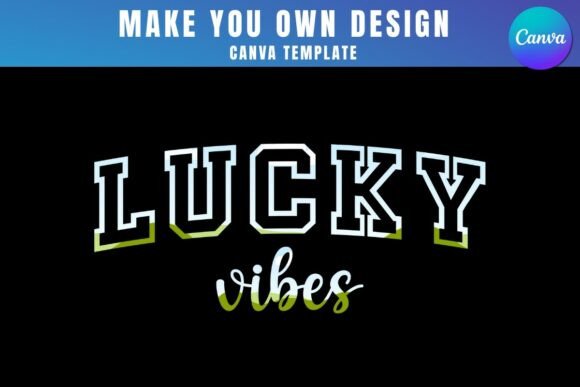Lucky Vibe Canva Frame Template Design: Your Key to Vibrant Visuals