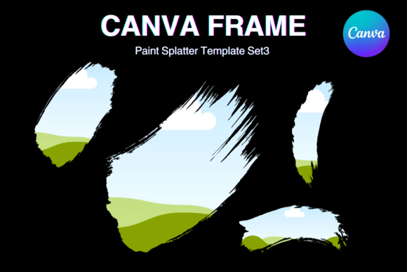Paint Brush Brush Stroke Canva Frame_3: A Creative Asset