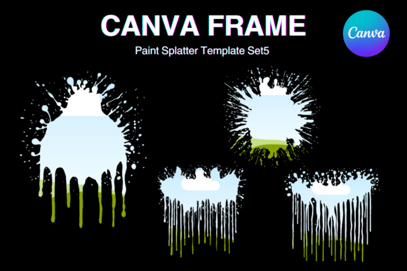 Paint Brush Brush Stroke Canva Frame_5: Artistic Frames