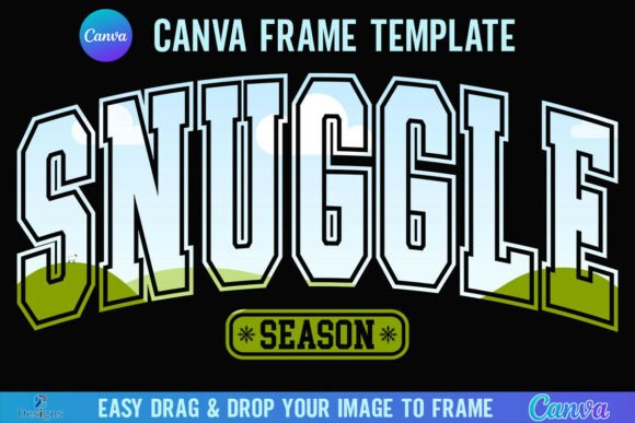 Snuggle Season Canva Frame Winter Xmas: Your Cozy Holiday Design Template
